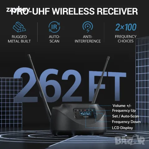 TONOR TW790 Акумулаторен безжичен микрофон, снимка 2 - Друга електроника - 48884965