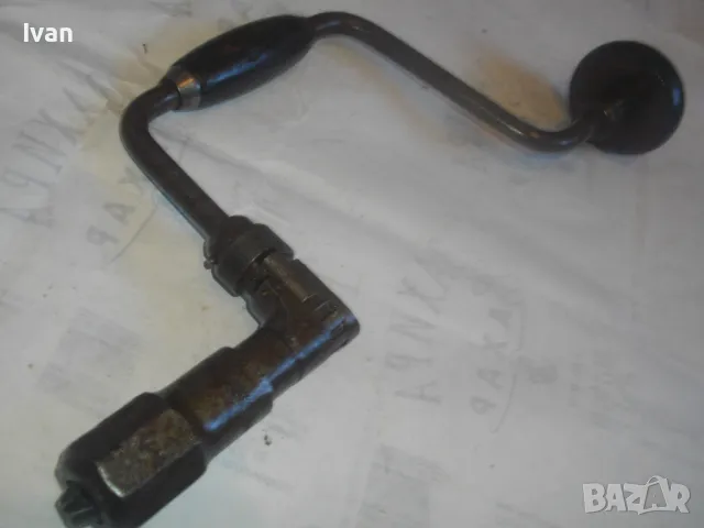 НЕМСКИ ФРГ РЪЧНА БОРМАШИНА ДРЕЛКА МАТКАП С РЕВЕРС СТАРО КАЧЕСТВО ОТЛИЧНА ЗАХВАТ 13мм 