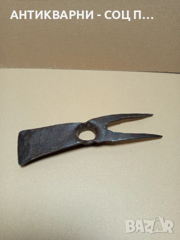 Соц Стара Ръчно Кована Мотичка Каластирка., снимка 6 - Антикварни и старинни предмети - 50660105
