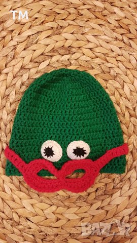 Ръчно плетени бутикови 3D шапки с любими детски герои, снимка 7 - Шапки, шалове и ръкавици - 34535794
