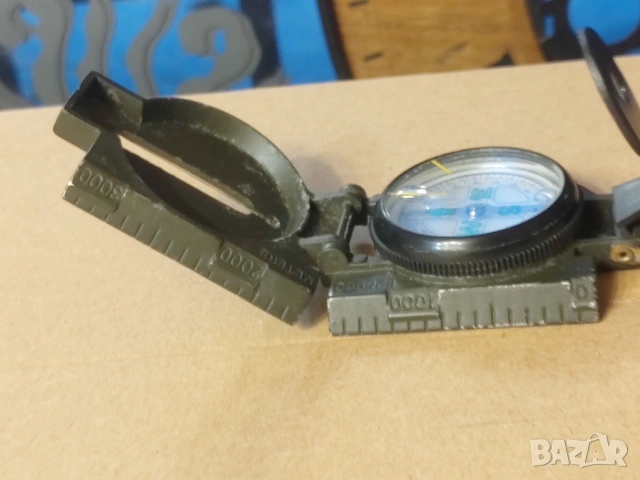 Джобен компас Black Fox Military Compass, тъмнозелен, снимка 6 - Ножове - 53064673