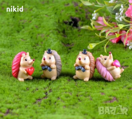 таралеж таралежче сладка фигурка пластмасов пластмасова играчка украса декор , снимка 2 - Фигурки - 35937043