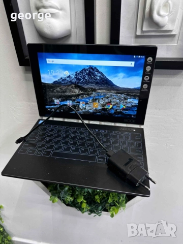 Таблет Lenovo Tab Yoga Book YB1-X90L, 10.1'', Quad-Core 2.4 GHz, 4GB RAM, 64GB, Carbon Black, снимка 8 - Таблети - 52052138