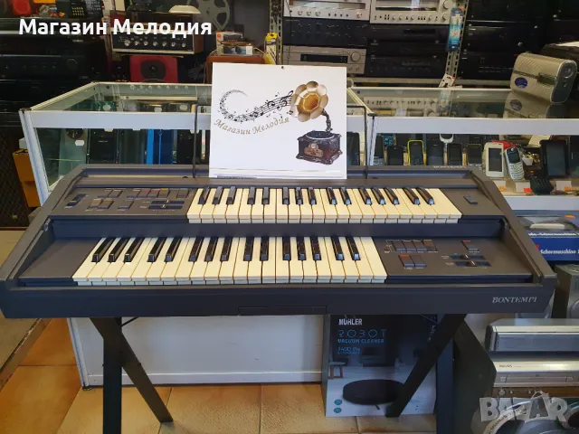 Двоен синтезатор BONTEMPI KF 616.20 Домашен орган В отлично техническо и визуално състояние. 