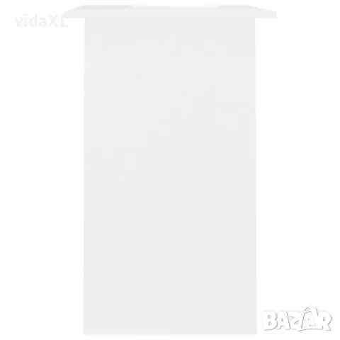 vidaXL Бюро, бяло, 90x50x74 см, инженерно дърво, снимка 5 - Бюра - 56147699