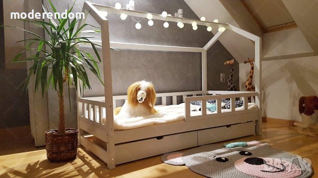 Детско легло къщичка, снимка 3 - Мебели за детската стая - 41901125