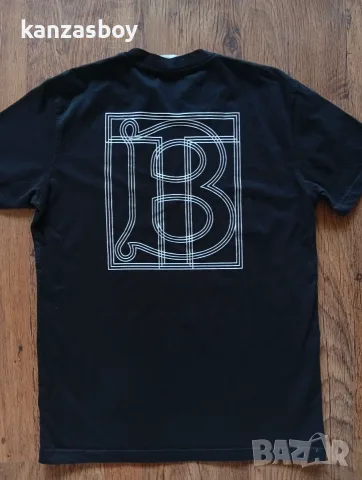 burberry monogram motif cotton tee - мъжка тениска р-р L, снимка 10 - Тениски - 55849062