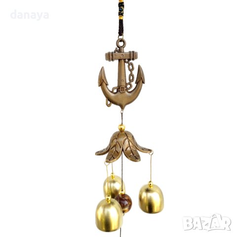 4049 Вятърен чан с морски елементи вятърен звънец, снимка 4 - Декорация за дома - 42299590