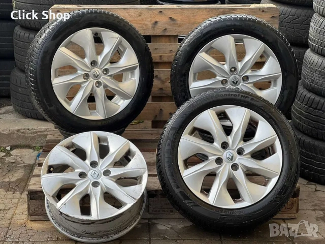 4х100 16 Джанти Renault Clio Lodgy Dokker Logan Megane 4x100 Рено Клио Лоджи, снимка 5 - Гуми и джанти - 53851457