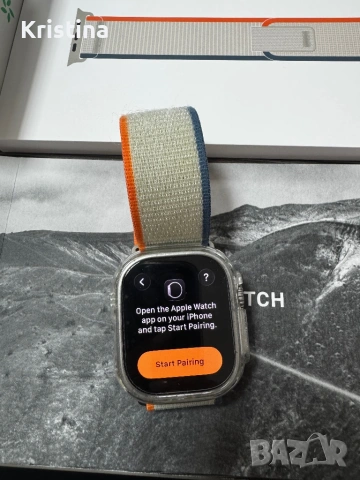 Apple Watch Ultra 2 - 2023 г. Titanium 49 mm , снимка 3 - Друга електроника - 53628933