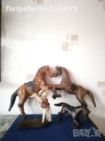 Стари статуи от кожа, ръчна изработка, снимка 2 - Антикварни и старинни предмети - 48271641