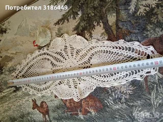 Покривка ръчно плетиво, снимка 3 - Декорация за дома - 47784801