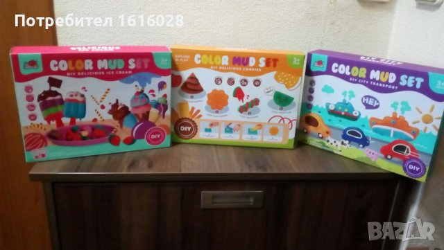 Color mud set.Нови комплекти за моделиране с пластелин., снимка 3 - Пластелини, моделини и пясъци - 41348202