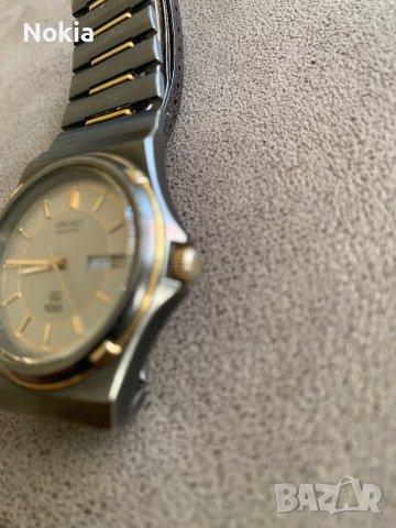 Vintage Seiko Quartz SQ100 #8123-6030 Day Date Gold Men's 36mm Wrist Watch, снимка 3 - Мъжки - 42029996
