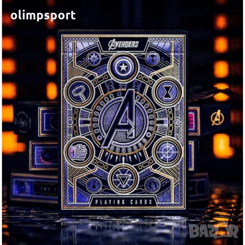 карти за игра AVENGERS THEORY 11 нови​ Карти за игра Отмъстителите на Marvel, с участието на всички 