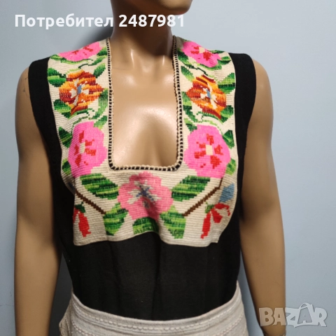 Ямболска носия белкосник и престилки, снимка 2 - Антикварни и старинни предмети - 52306782