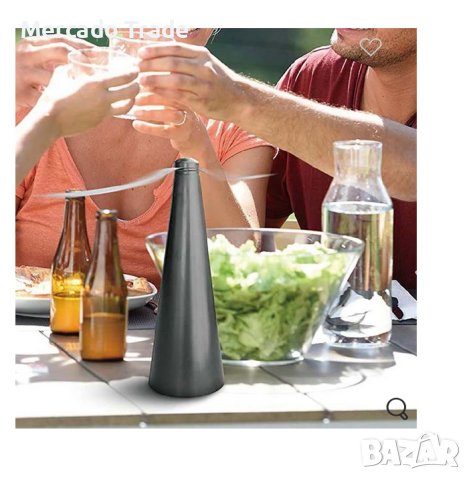 Вентилатор за насекоми Mercado Trade, Настолен, Батерий, ЧеренНастолен вентилатор за насекоми, снимка 4 - Вентилатори - 41269477