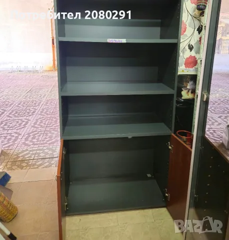 Бюро, малък шкаф и голям шкаф , снимка 5 - Шкафове и рафтове - 56257286