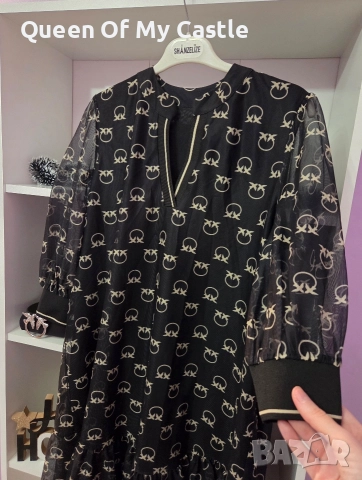 дамска рокля с колан Pinko, снимка 3 - Рокли - 52931212