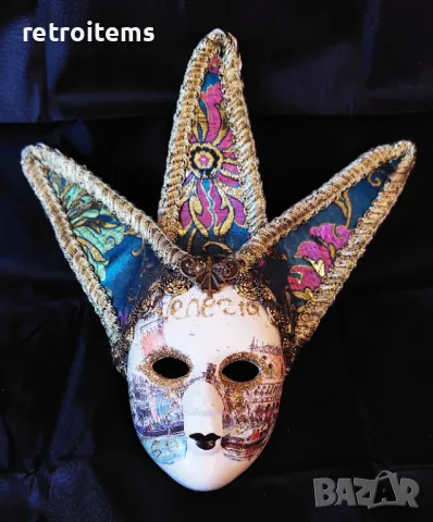 Оригинална ръчно изработена и декорирана порцеланова Венецианска маска