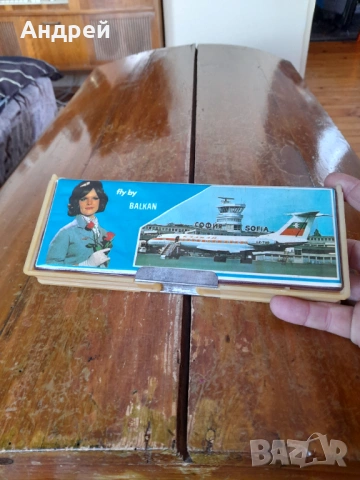 Стар ученически несесер БГА Балкан, снимка 2 - Други ценни предмети - 53168141