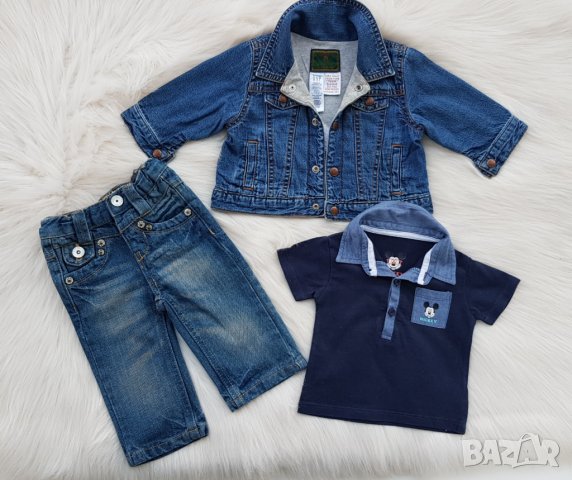 Дънки и блуза за бебе 3-6 месеца, снимка 13 - Комплекти за бебе - 35977879