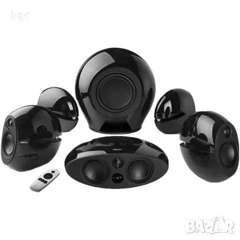 НОВИ 5.1 Тонколони Edifier Luna Theatre 5.1 E255-BK 400W, Wireless, Безжично дистанционно управление, снимка 5 - Тонколони - 49439340