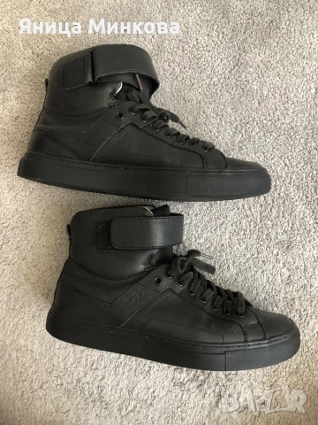 Дамски кецове Hugo Boss, естествена кожа