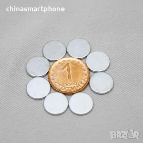 Неодимов магнит 9.5x1.15mm N52 1200-1600Gs 0.58гр микро цилиндър | moqtmagazin.com