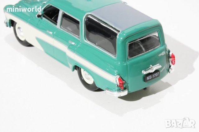 Wartburg 311 Camping 1956 - мащаб 1:43 на DeAgostini моделът е нов в блистер, снимка 8 - Колекции - 41329626