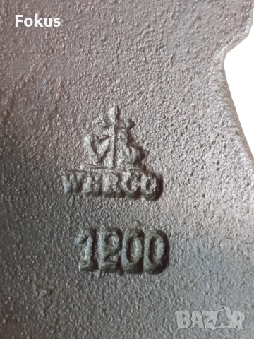 Находка Стара немска брадва Werco ВСВ топор секира, снимка 2 - Антикварни и старинни предмети - 53469888