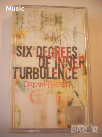 ✅Dream Theater - Six Degrees Of Inner Turbulence - оригинална касета