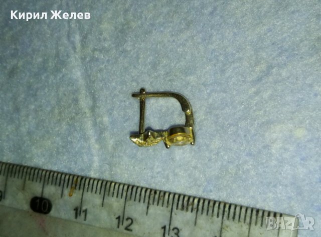 ПРЕКРАСНА АНГЛИЙСКА СКЪПОЦЕННА СРЕБЪРНА АРТ ОБЕЦА СРЕБРО S925 със ЗВЕЗДИЧКА и ЦИРКОНИ 40357, снимка 7 - Обеци - 42406357