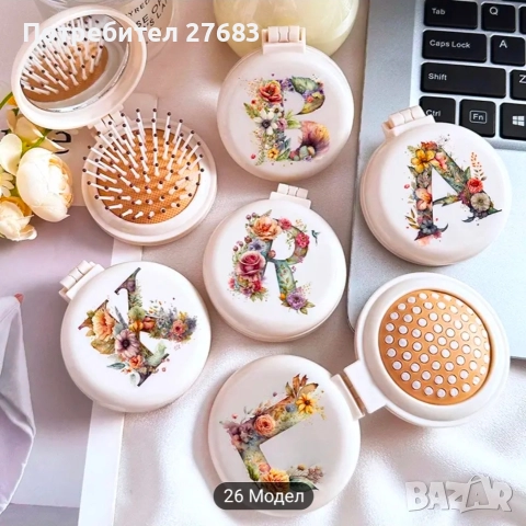 Мини четка с огледало., снимка 2 - Други - 52860284