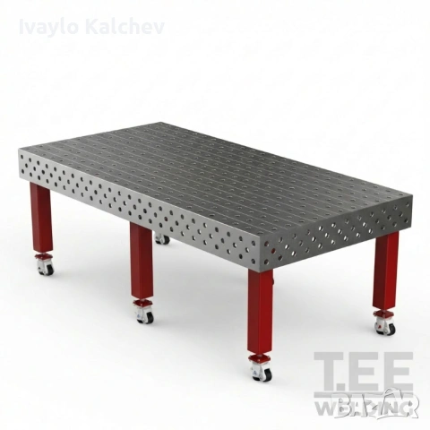 Заваръчна маса 2400×1200 мм (15 мм плот) | ЛИЗИНГ