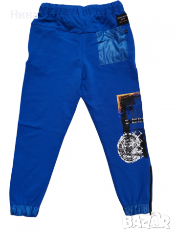 Лукс долнище в синьо, снимка 2 - Детски анцузи и суичери - 36129704