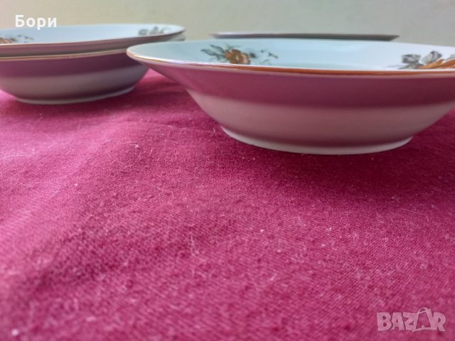 Български порцелан чинии първо, снимка 6 - Чинии - 33883210
