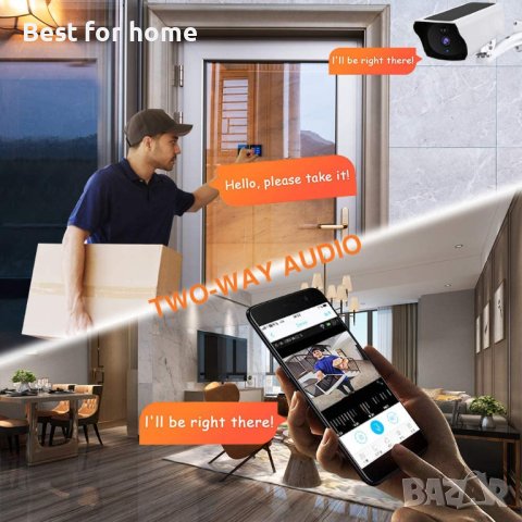 Автономна акумулаторна соларна WiFi камера Evatmaster , снимка 7 - IP камери - 41493302