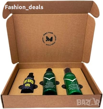 Нов Мъжки подаръчен комплект грижа за брада Мъж подарък грижа кожа, снимка 5 - Козметика за лице - 41832674