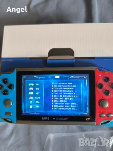 MP5 X7 RETRO HANDHELD CONSOLE , снимка 6 - Други игри и конзоли - 52890829