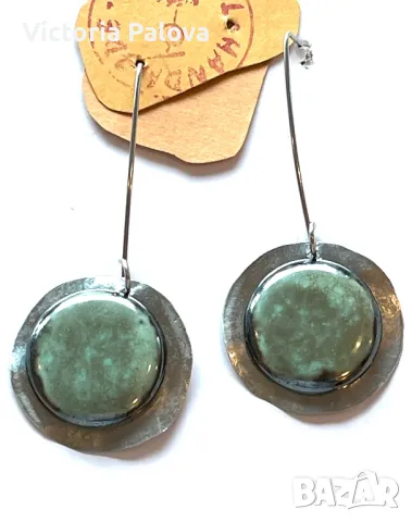 Дълги обеци ръчна изработка 