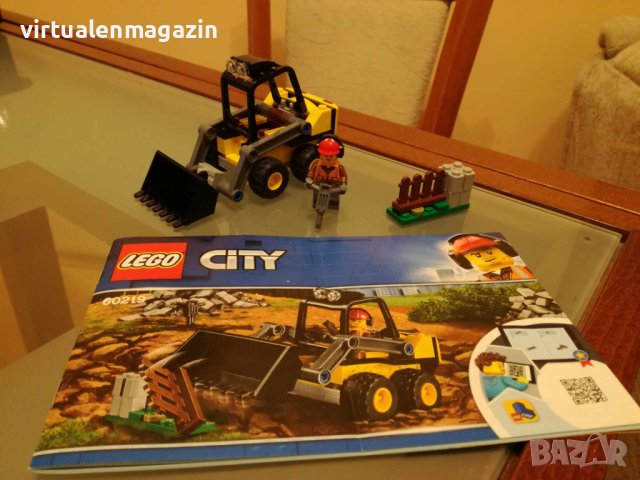 Конструктор Лего - модел LEGO City 60219 - Строителен товарач в ...