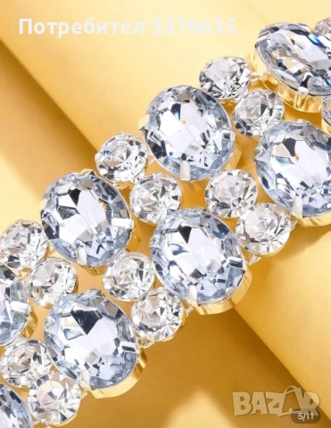 Сребристо дамско колие, снимка 5 - Колиета, медальони, синджири - 52031843