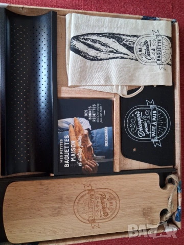 Комплект за рязане и съхраняване на багети