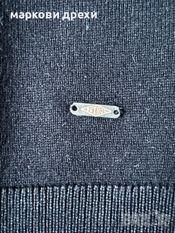 Petrol Industries Пуловер в Антрацитно Черно M, снимка 8 - Пуловери - 53065794