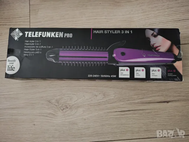Преса/ Маша за коса 55 лв TELEFUNKEN PRO 