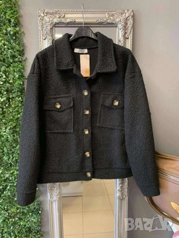 късо яке от топло букле , снимка 2 - Якета - 51916784