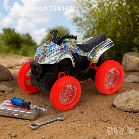 Акробатичен мотор с музика и светлини – за безброй каскади и забавления, снимка 4 - Коли, камиони, мотори, писти - 51884392