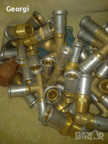 Месингови ПРЕС фитинги за бяла тръба, снимка 11 - ВИК - 39739087