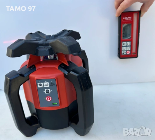 Hilti PR 30-HVS A12 - Ротационен лазер за употреба на открито перфектен!, снимка 7 - Измервателни инструменти - 53360141